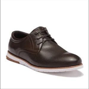 English Laundry Size 12 Brown Chap Perforated Derby Shoe